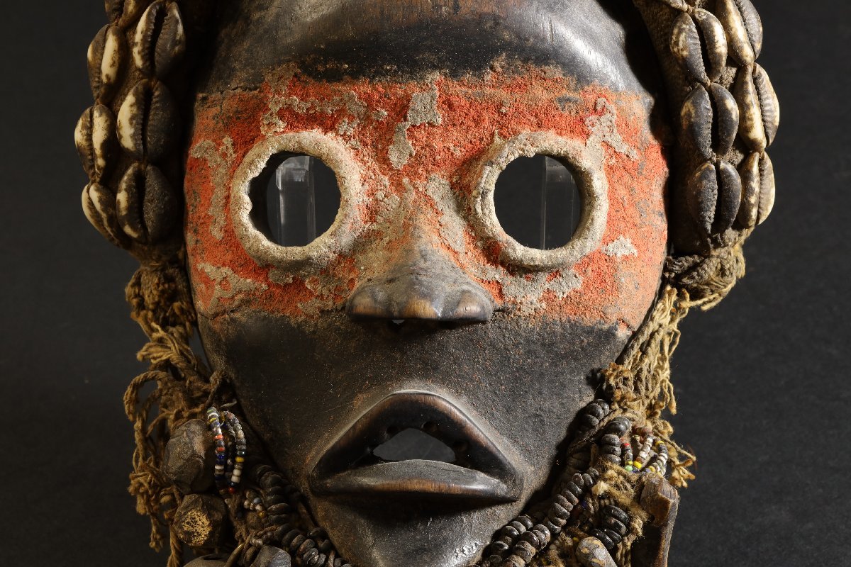 アフリカ美術 コートジボワール ダン族 マスク 仮面 プリミティブアート 祭事 インテリア 民族美術 儀式_画像3