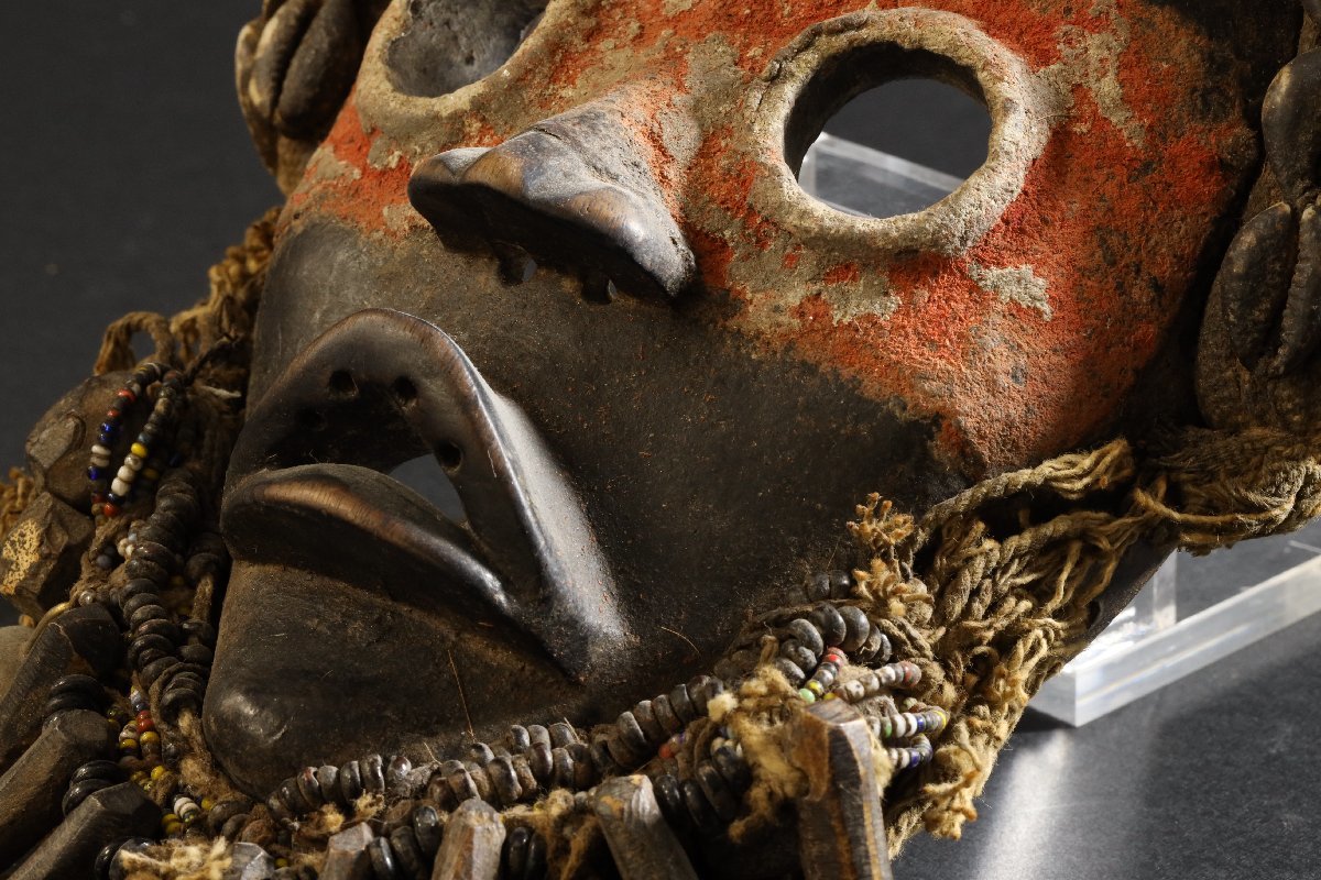 アフリカ美術 コートジボワール ダン族 マスク 仮面 プリミティブアート 祭事 インテリア 民族美術 儀式_画像7