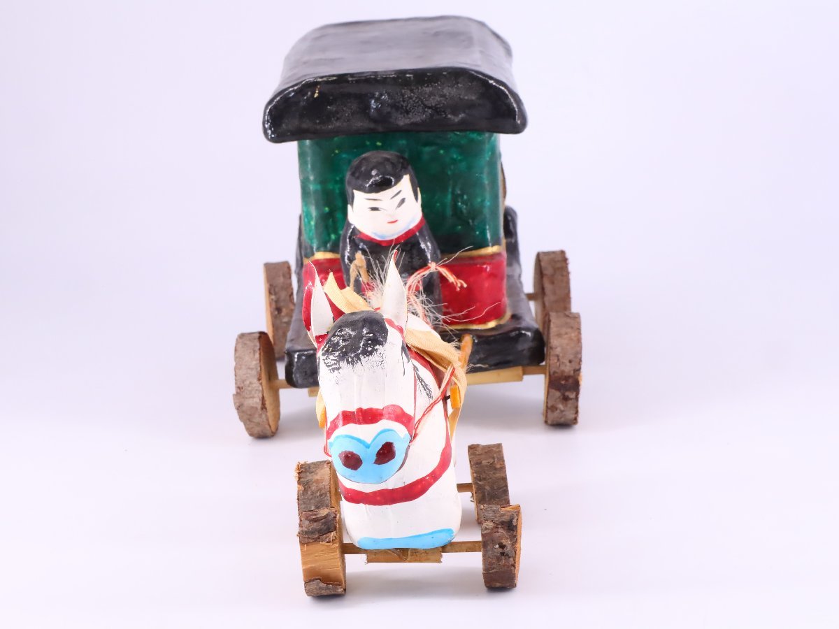 宇土張子 馬車 郷土玩具 熊本県 民芸 伝統工芸 風俗人形 置物