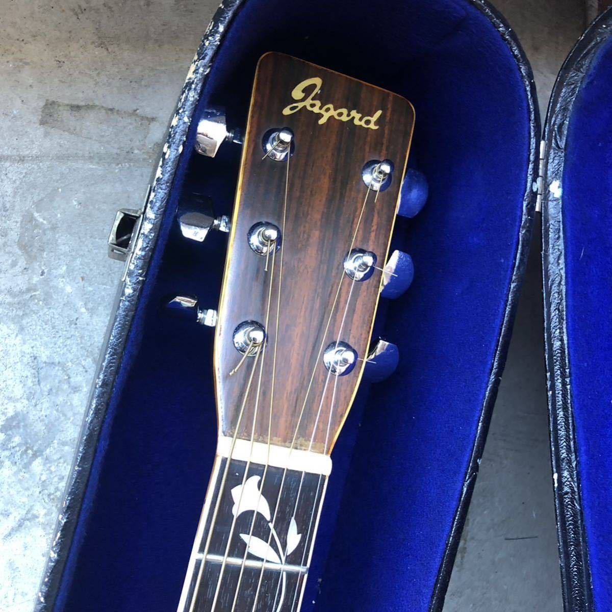 【中古品】Jaguard JD40P ハミングバード アコースティックギター 寺田楽器 ACOUSTIC ハードケース ギター 音楽_画像10