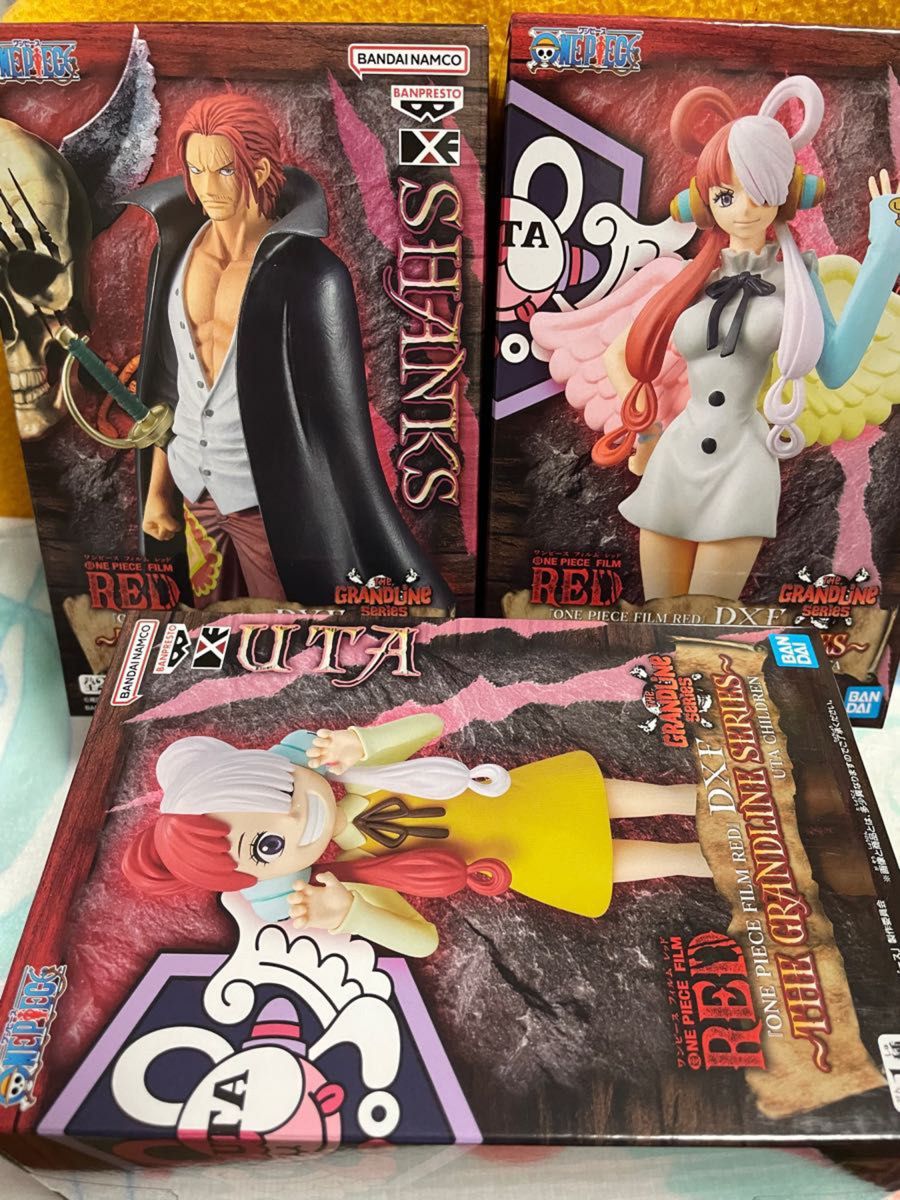 ONE PIECE FILM RED DXF ワンピースフィルムレッド　フィギュア　シャンクス　ウタ　ウタチルドレン　3種セット