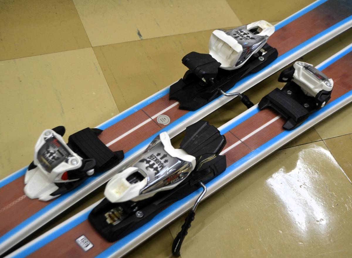 軽量2.4ｋｇ パウダーロケットスキー SALOMON BBR 7.9 169cm V-SHAPE MARKER FREETEN サロモン マーカー フリーテン_画像10