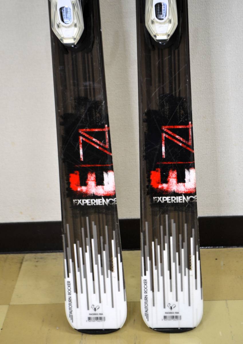 166cm ROSSIGNOL EXPERIENCE 74 120-74-110 регулировка ведро есть соответствует подошва длина 261-381mm Rossignol все mountain лыжи ek spec liens