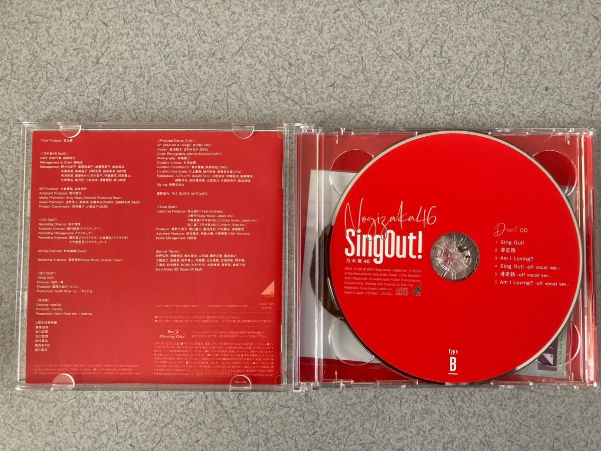 乃木坂46　SingOut!　Type-B　CD と Blu-ray セット_画像3