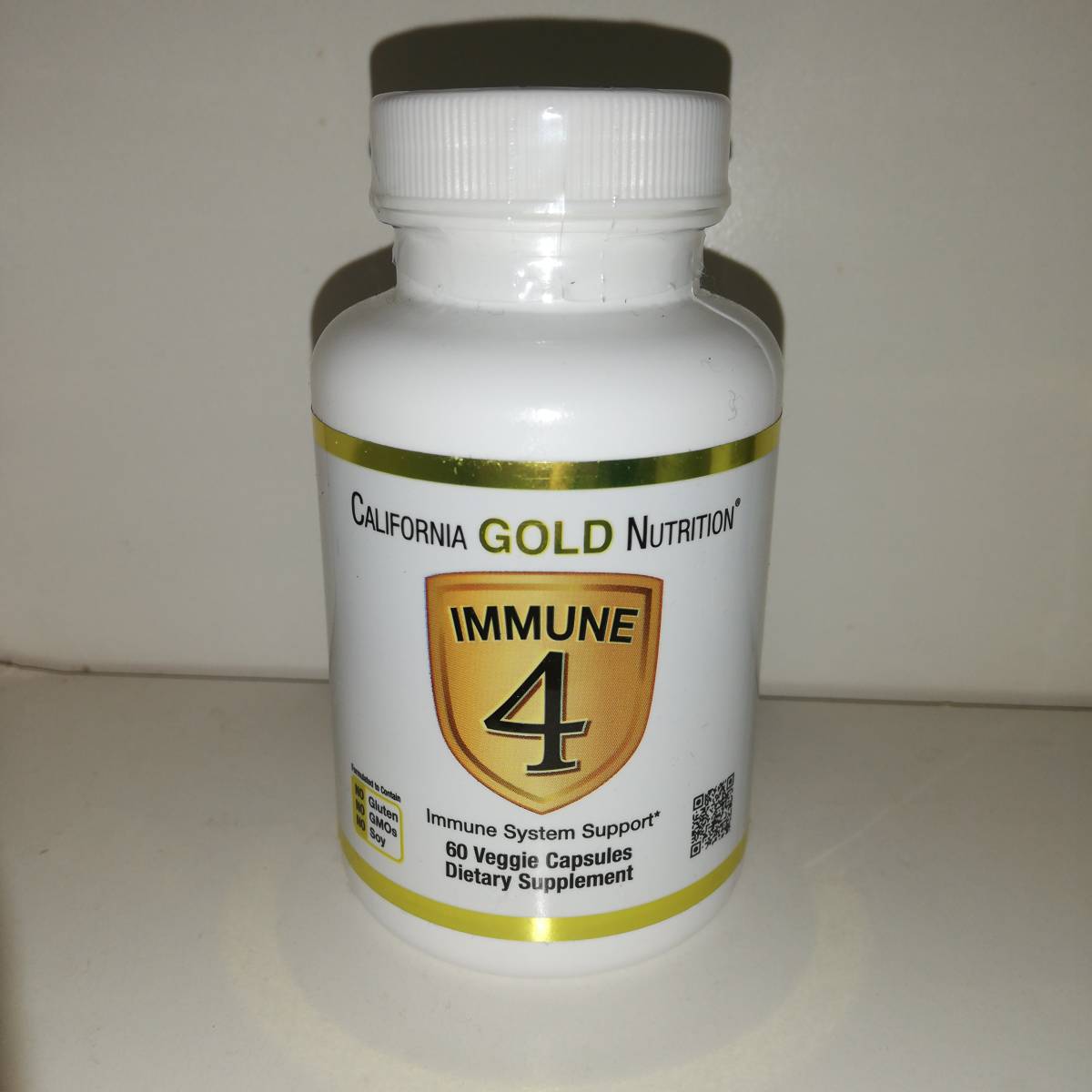 Immune4 イミューン4 ビタミンC ビタミンD 亜鉛 セレン 60ベジカプセル California Gold Nutrition【新品・送料込】_画像1