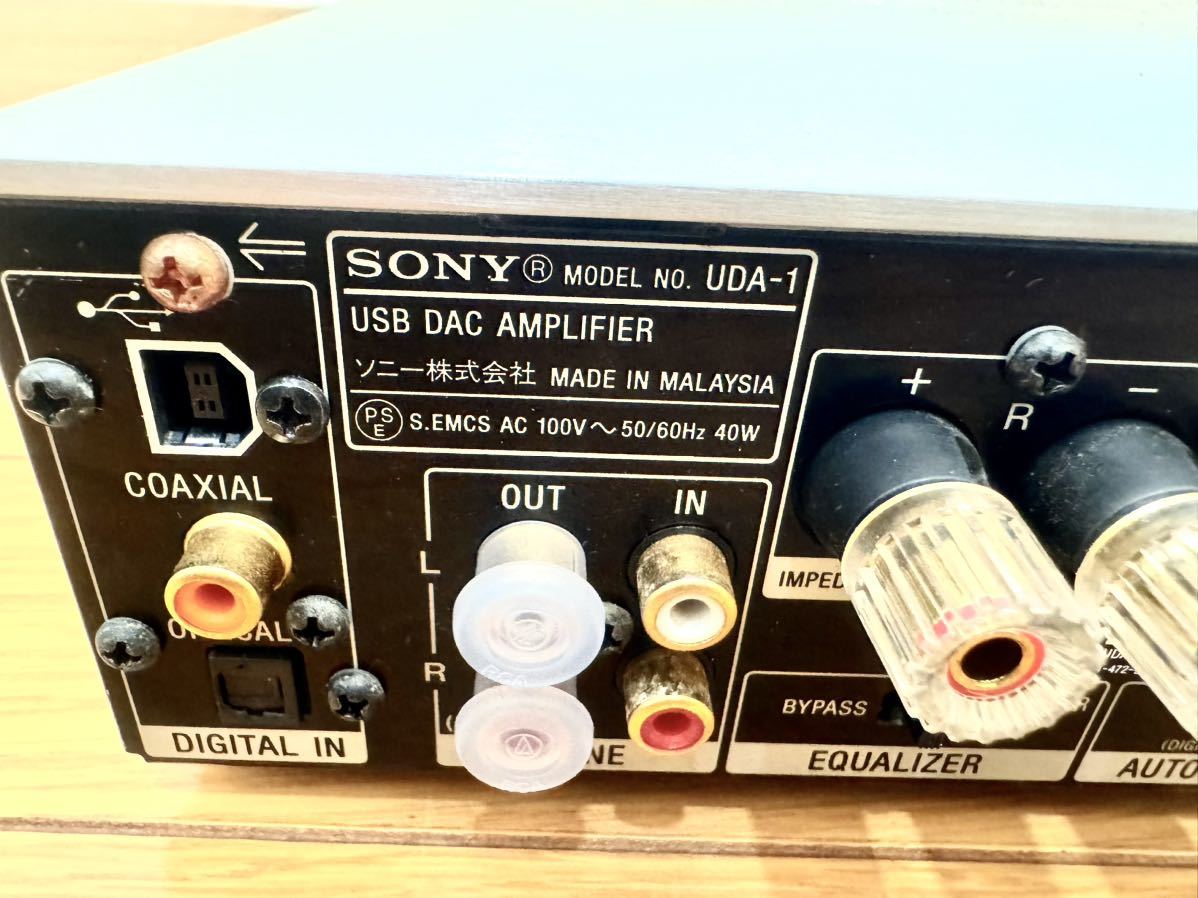SONY UDA-1 USB DACアンプ D/Aコンバーター ソニー　通電確認済み　電源コード付き_画像6