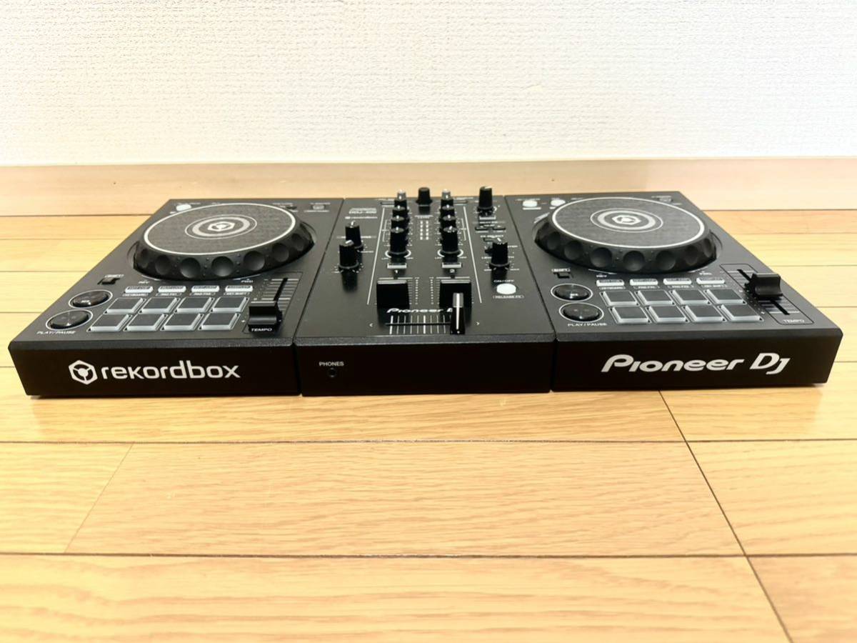 ★Pioneer DJコントローラー DDJ-400 rekordbox★ 元箱　取扱説明書　USB付き　通電確認済み_画像3