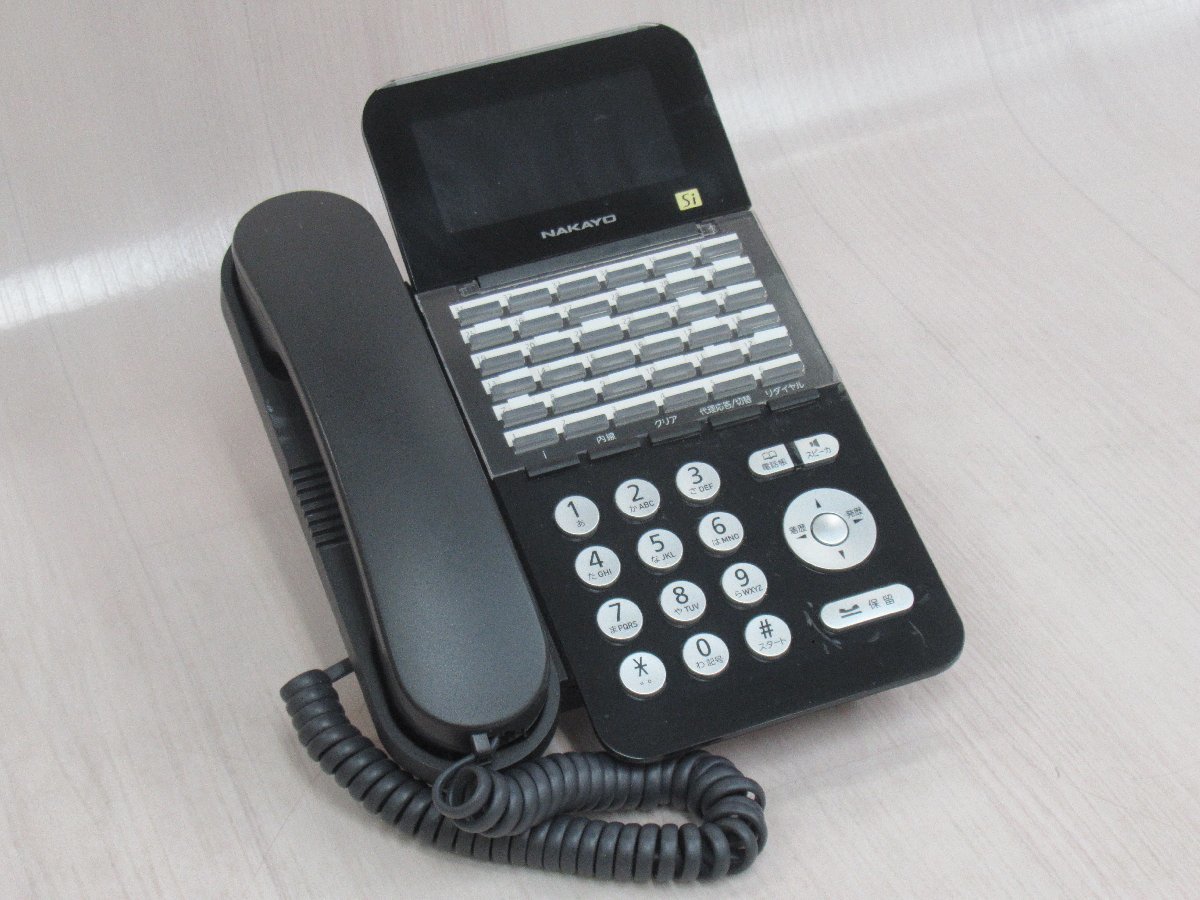 Ω XL2 14548# 保証有 NAKAYO【 NYC-36Si-SDB 】ナカヨ 18年製 S-integral 36ボタン電話機 領収書発行可能