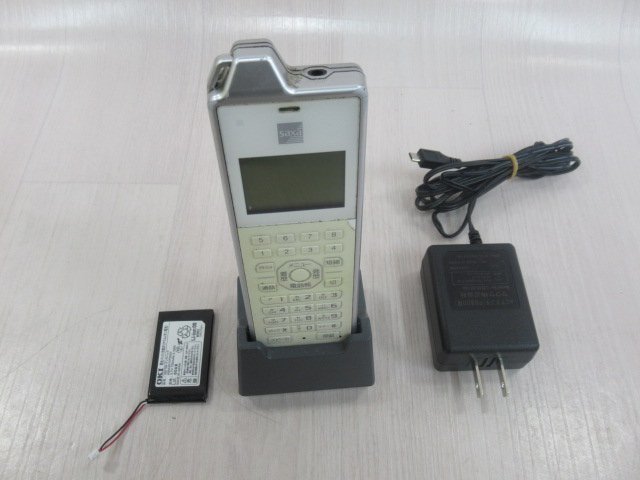 Ω ア15279※保証有 サクサ PLATIAⅡ PS800 マルチラインシステムコードレス電話機 18年製 電池付_画像1