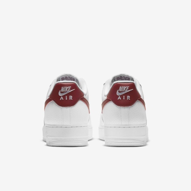 NIKE AIR FORCE 1 '07 CZ0326-100 エア フォース 白×チームレッド US9.5_画像5