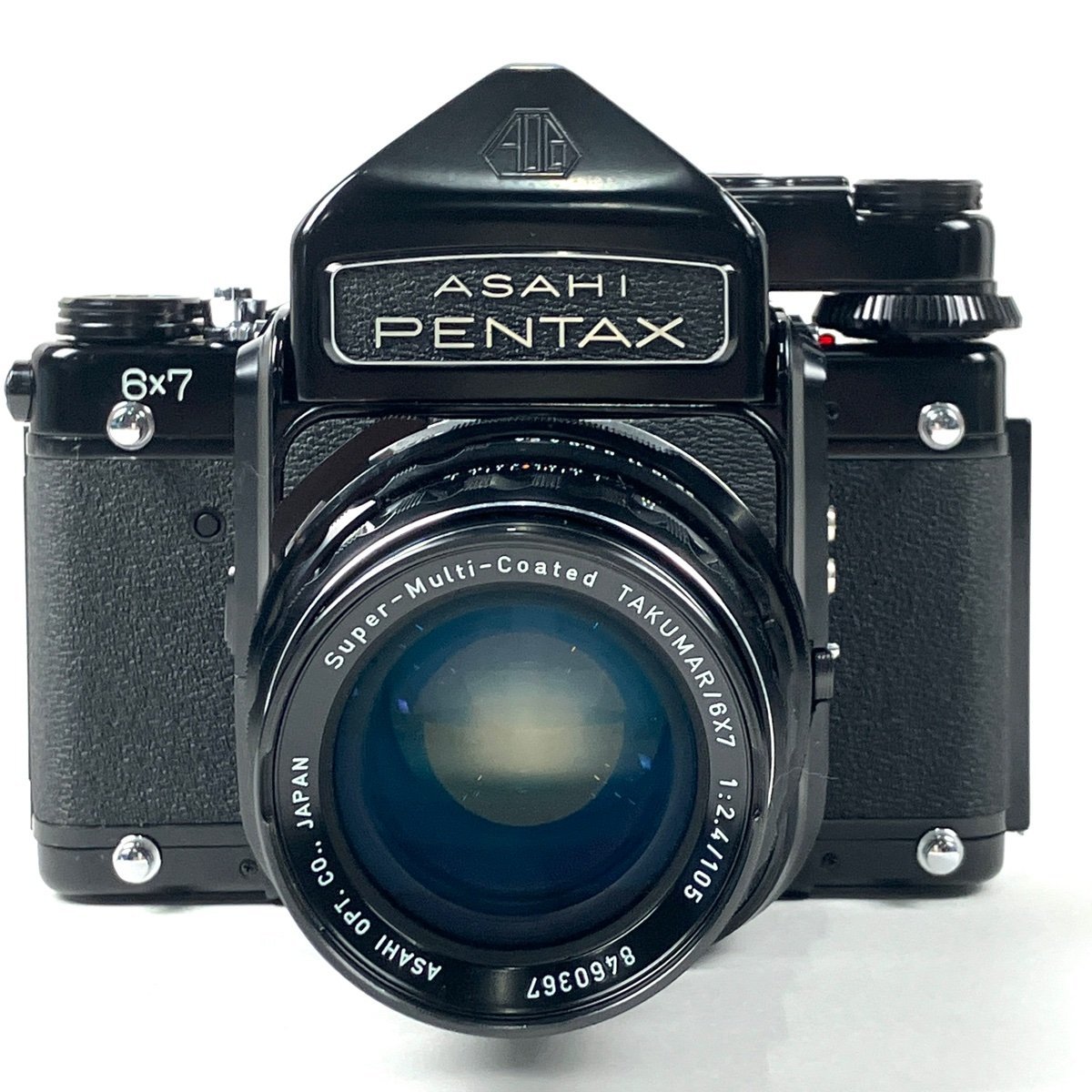 ペンタックス PENTAX 6x7 TTL + TAKUMAR 105mm F2.4 67 バケペン 中判カメラ 【中古】_バイセル 31062_1