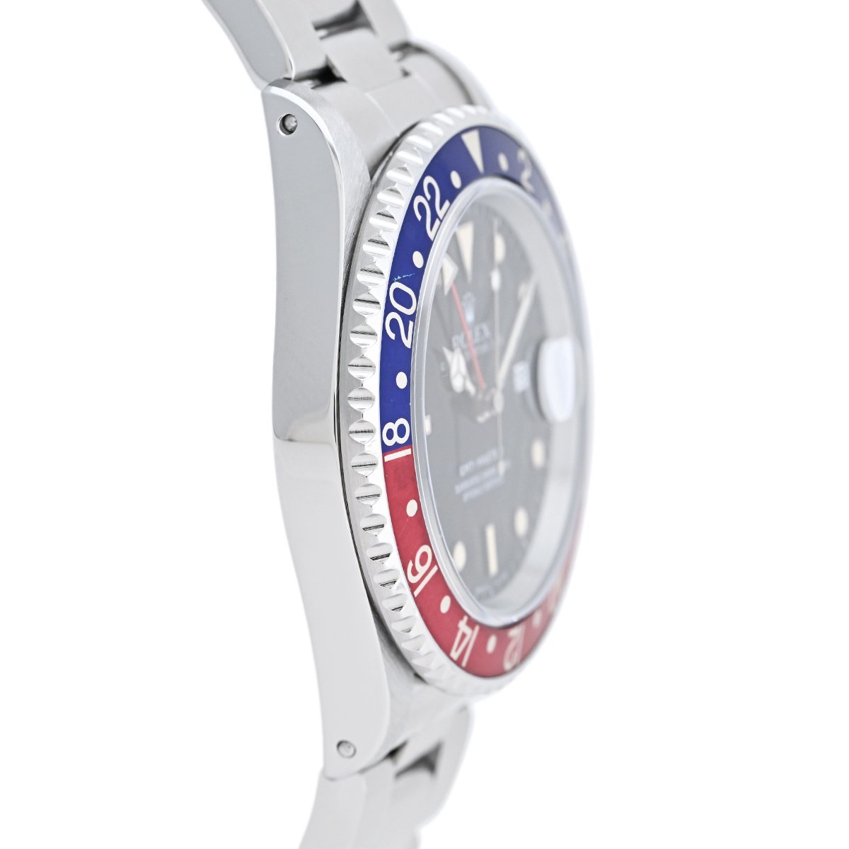 ロレックス ROLEX GMTマスター ペプシ 赤青ベゼル 16700 腕時計 SS 自動巻き ブラック メンズ 【中古】_バイセル 14150_6