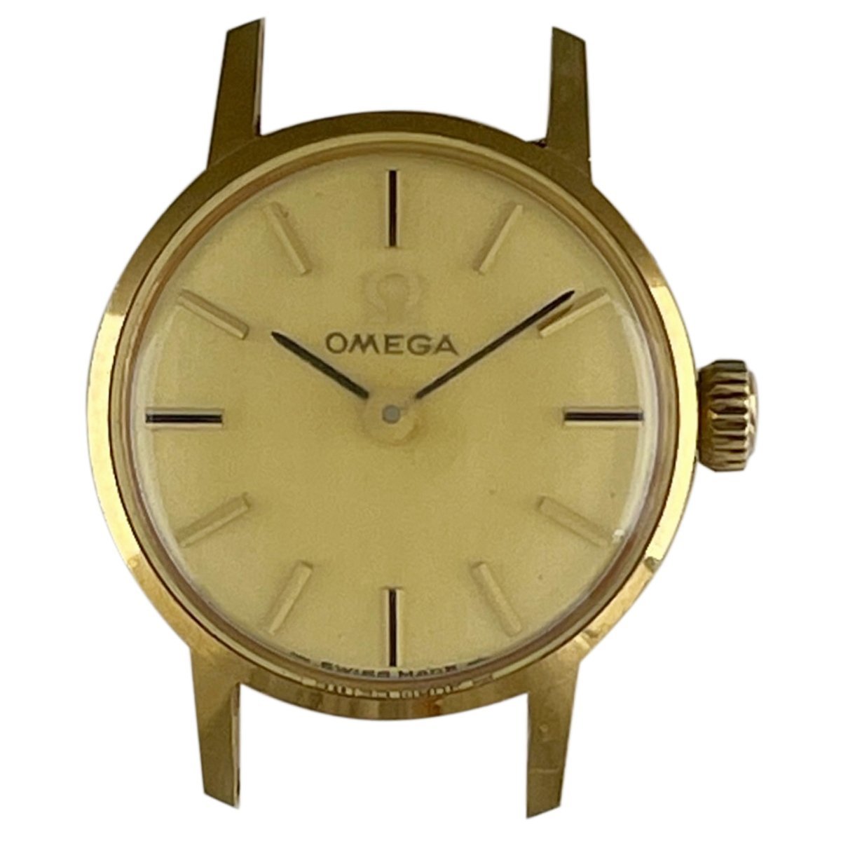 【ジャンク品】オメガ OMEGA ラウンド K18 750 ケースのみ 6.4g ラウンド 腕時計 手巻き 【中古】_バイセル 14150_1