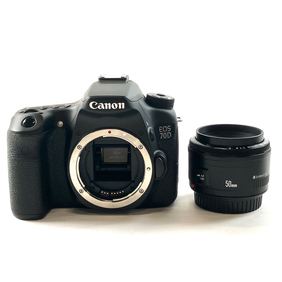 キヤノン Canon EOS 70D + EF 50mm F1.8 II デジタル 一眼レフカメラ 【中古】_バイセル 31051_1