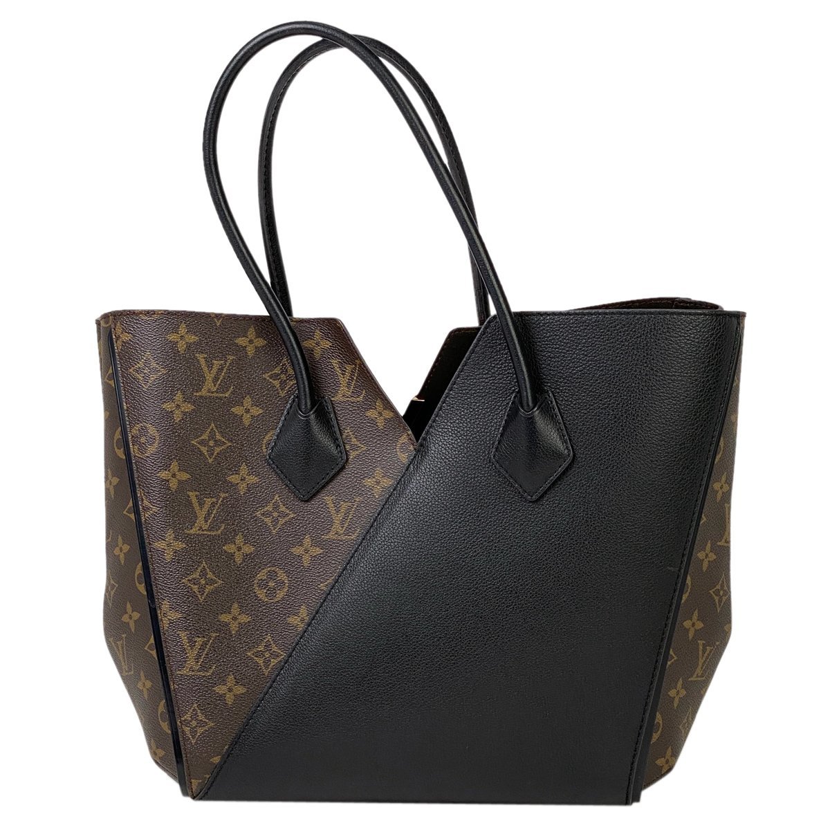 ルイ・ヴィトン Louis Vuitton キモノ MM ハンドバッグトートバッグ モノグラムキモノ ノワール ブラウン M40460 レディース 【中古】_バイセル 14171_3