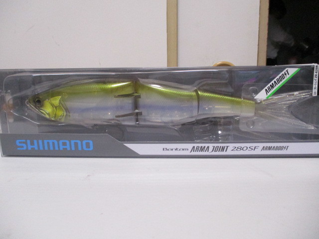  シマノ バンタム 　アーマジョイント 280SF アーマブースト ゴーストシャッド　Shimano ARMA JOINT 新品　ロボ奥田　奥田学_画像1