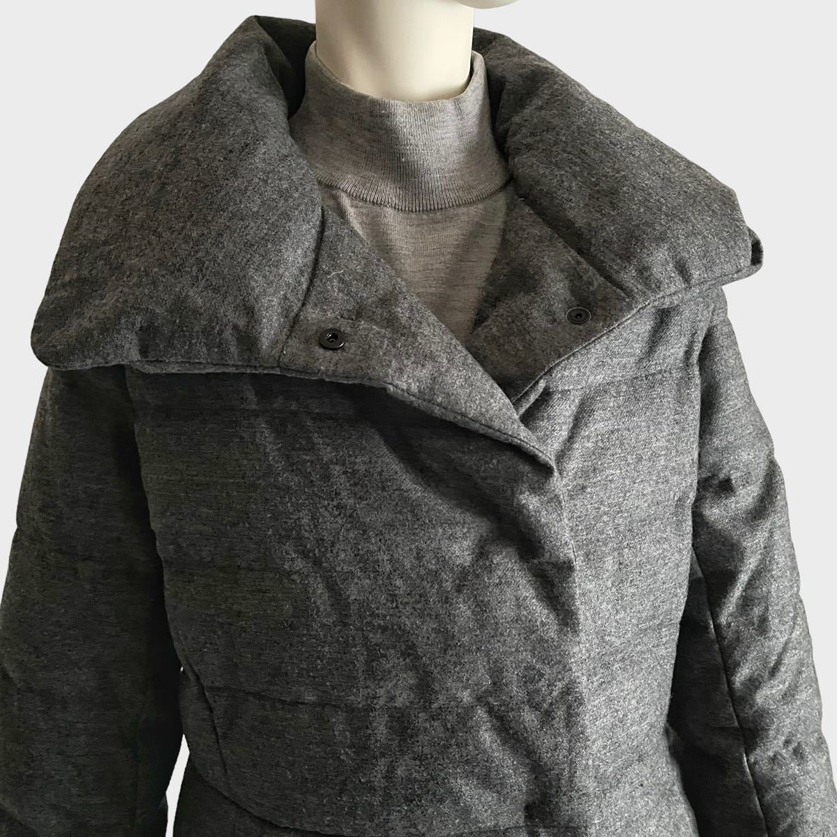 Theory theory down coat dark gray 