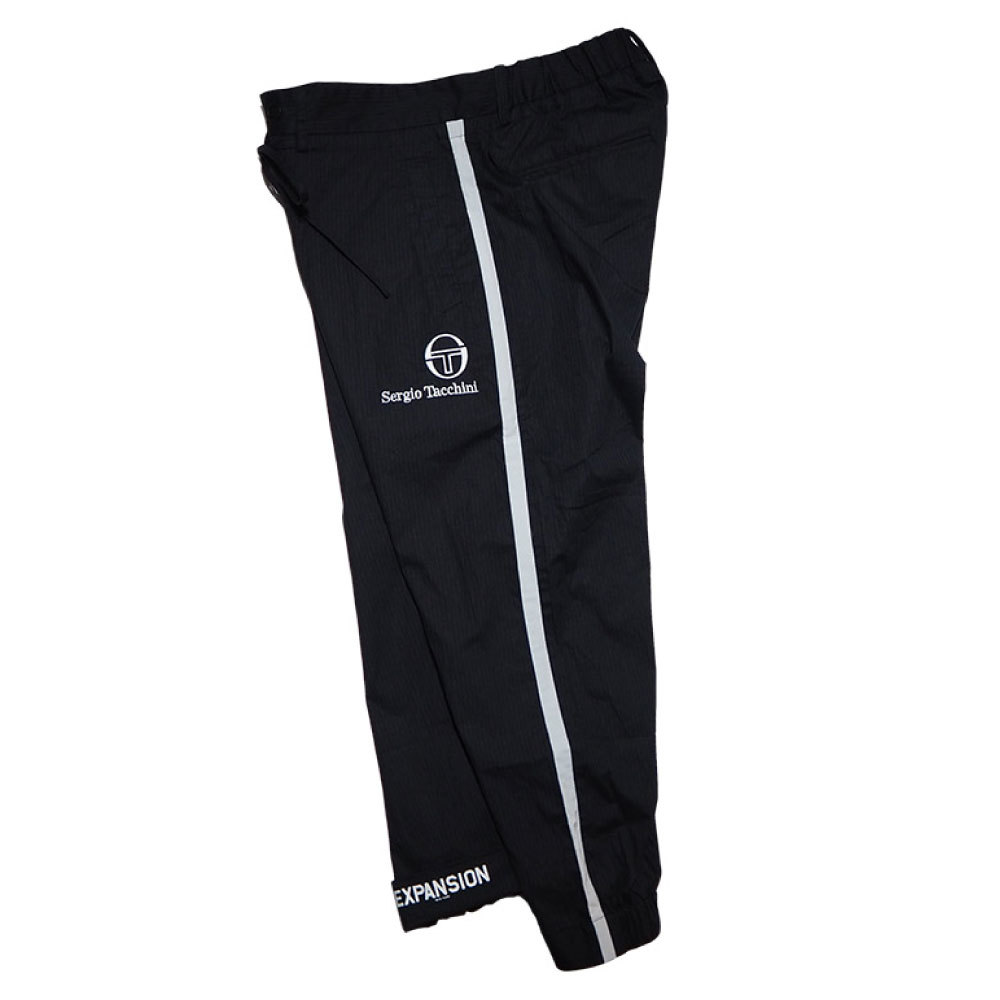  新品 M EXPANSION × Sergio Tacchini Pants エクスパンション セルジオ タッキーニ レールロード パンツ ネイビー_画像2