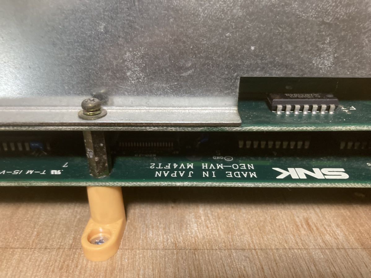 SNK NEOGEO MVS ROM4枚挿し後期型基板 MV4-FT2 4スロット正常 SNK NEOGEO MVS ROM4枚挿し後期型基板 MV4-FT2 4スロット正常