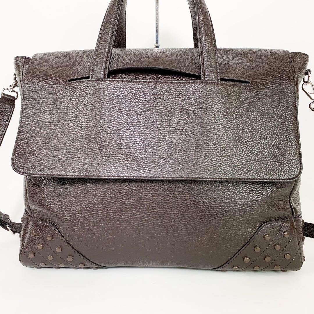 極美品 Tod's トッズ トートバッグ ブリーフケース ハンドバッグ 極美品 Tod's トッズ トートバッグ ブリーフケース ハンドバッグ