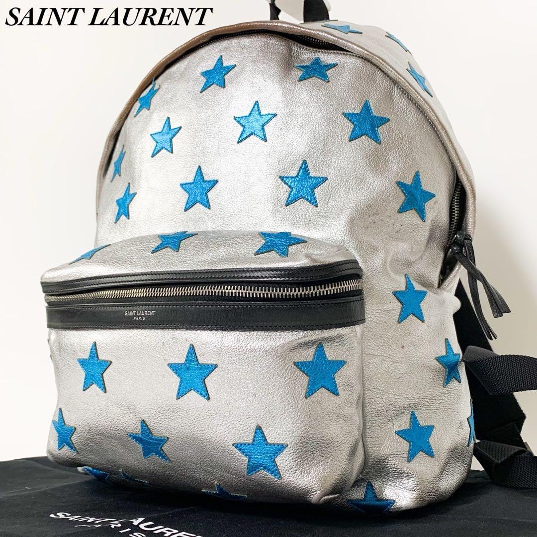 美品 Saint Laurent サンローラン パリ バックパック リュック スター