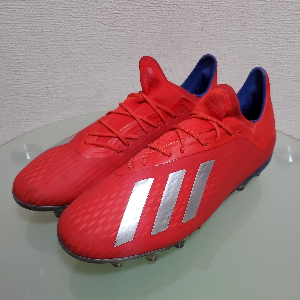 adidas x 18.2 アディダス エックス スパイク サッカーシューズ 26.5㎝ レッド 完売モデル 軽量_画像1