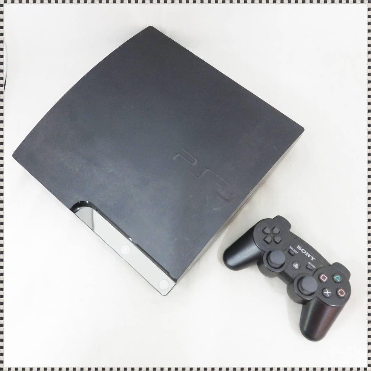 プレイステーション3 本体 チャコール・ブラック CECH-2100A PS3 コントローラーチャージャー ツイン PlayStation 3 HA122104_画像1