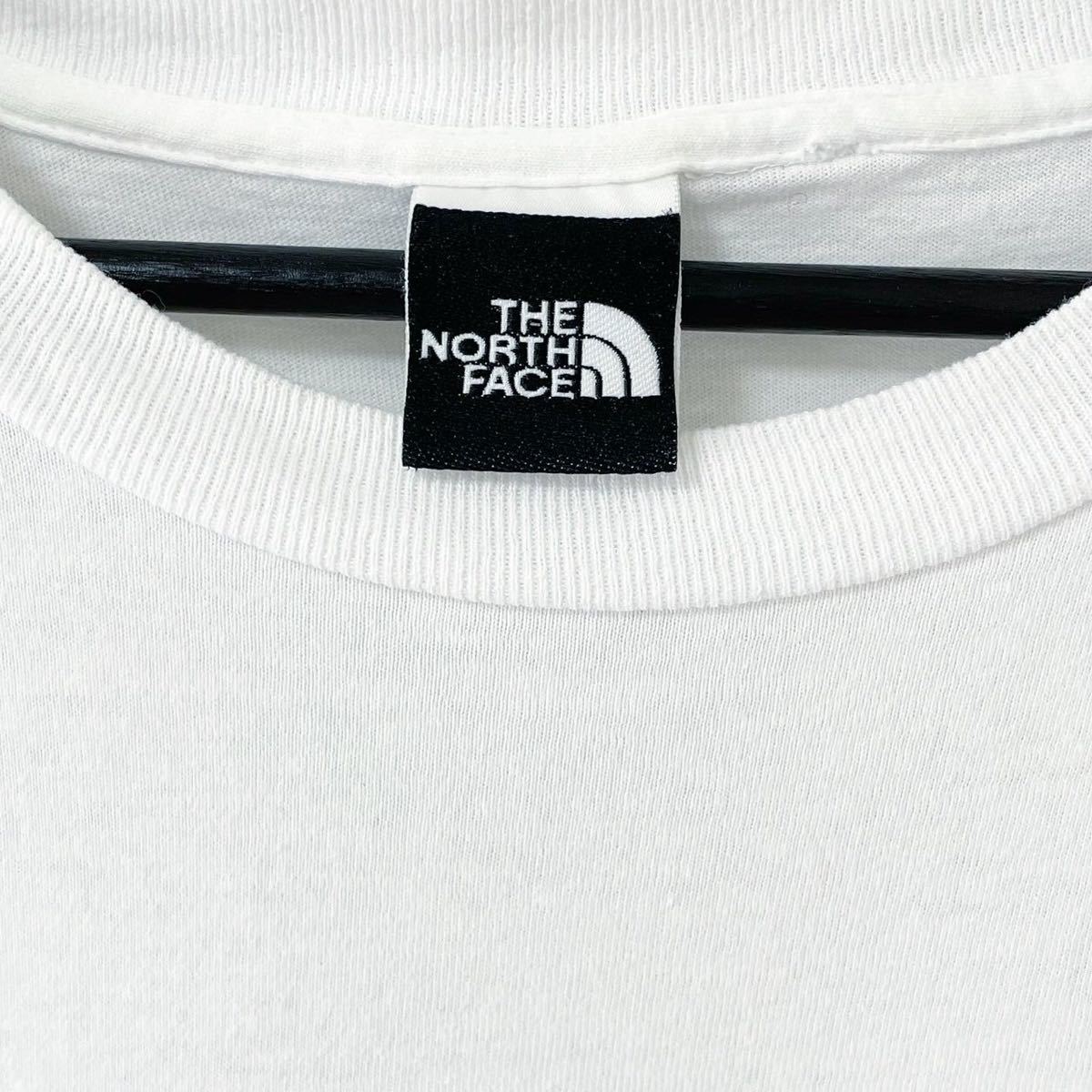 ■激レア■90s USA製 THE NORTH FACE クライミング アート Tシャツ L ノースフェイス アウトドア 企業 ビンテージ_画像6