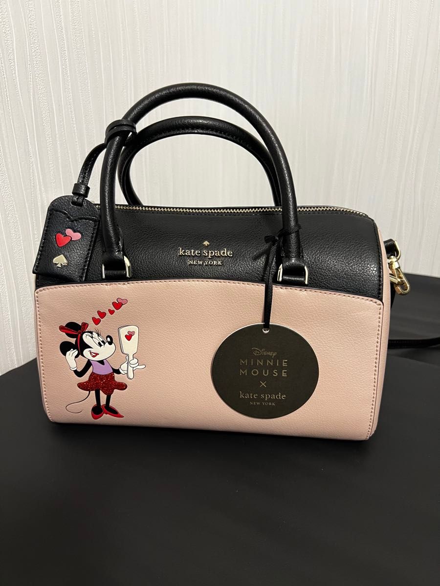 KateSpade×Disney ミニー 2wayバック　韓国　韓流　海外　 ハンドバッグ ショルダーバッグ ボストン バッグ