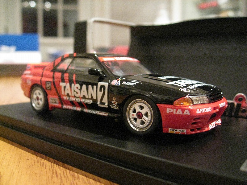 ok蔵出し★絶版HPI1/43 TAISAN タイサンKLEPPER スカイライン(R32GT-R)#2 1991 JTC 高橋/土屋 8028★_画像4