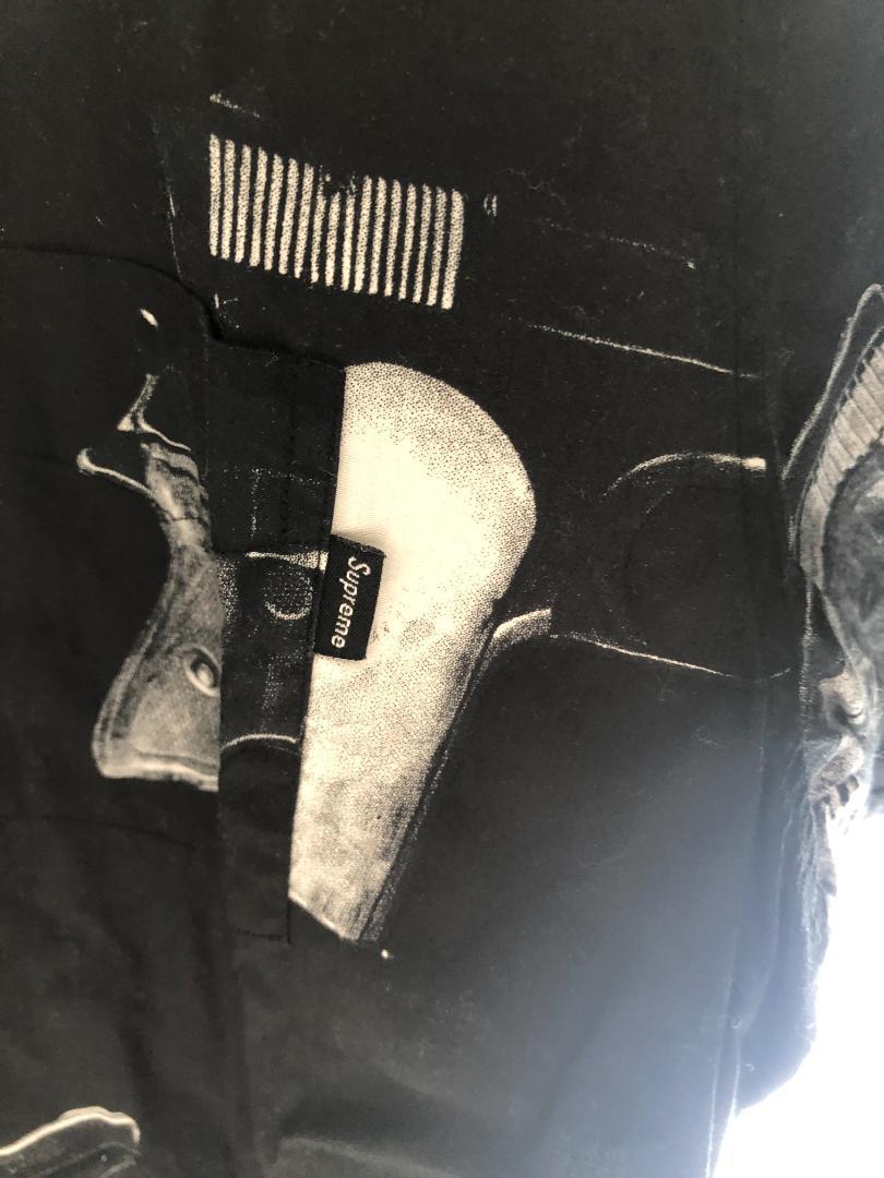 Old Supreme 半袖シャツ Guns Shirt S/S Mサイズ Black wiz khalifa ウィズカリファ ガンズ 柄シャツ シャツ ピストル