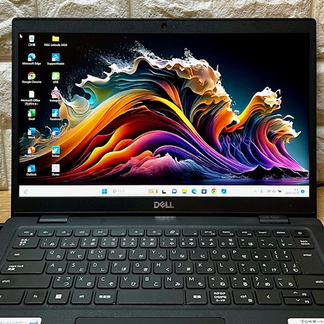 2021！第11世代超ハイスペック！NVMeSSD512GB搭載！【DELL Latitude 3420】Corei7-1165G7☆メモリ16GB☆カメラ☆Windows11Pro_画像2