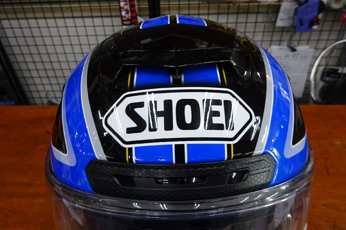  Shoei J-FORCE 4 BRILLER чёрный / синий размер XL