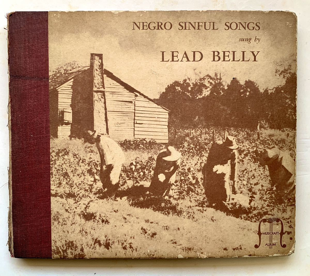 SP record [ war front blues ] red Berry [NEGRO SINFUL SONGS] rice MUSICRA Album 31(5 sheets set ) Blues / Folksong / LEADBELLY