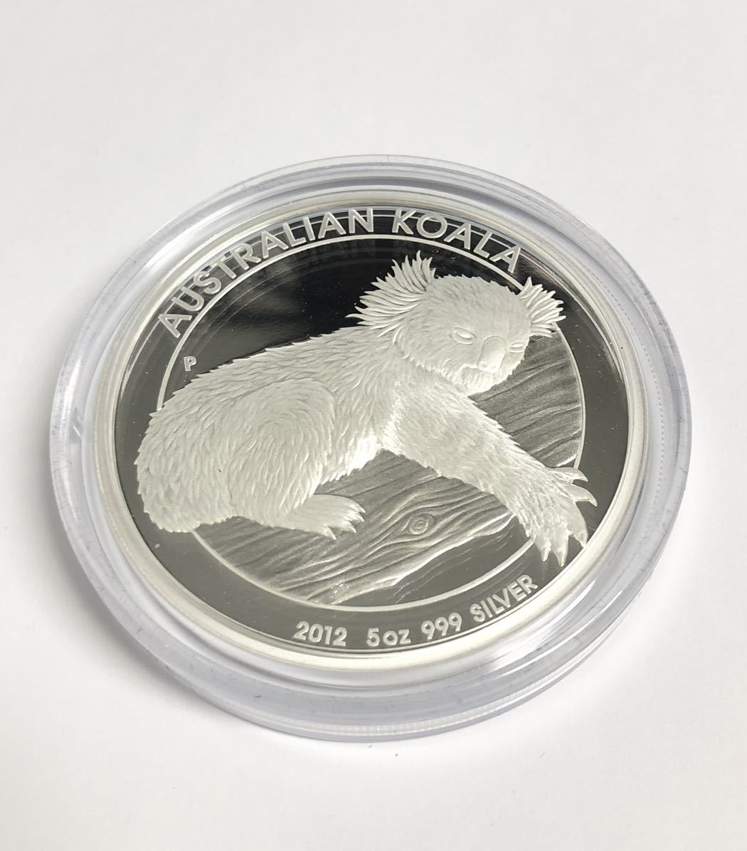 オーストラリア 銀貨 2012年 コアラ 5oz シルバー プルーフコイン_画像1