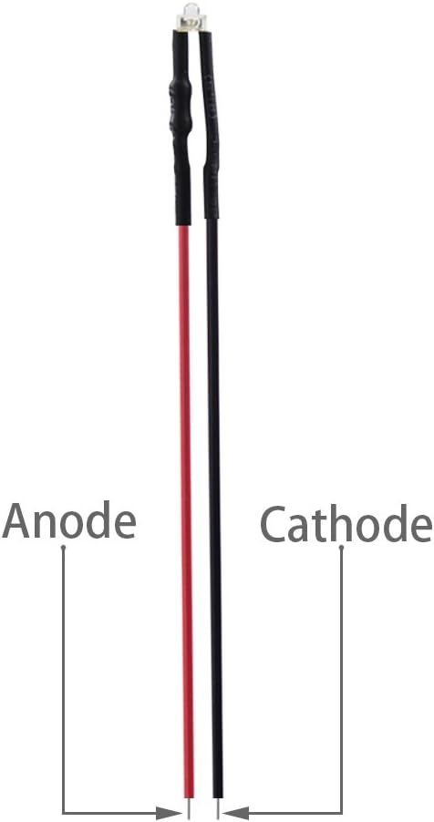 ジオラマ電飾に チップＬＥＤ 1.8mm 白 20本入り 配線付き 抵抗付属 電車模型 鉄道模型 建物模型 模型電飾 ジオラマ_画像3