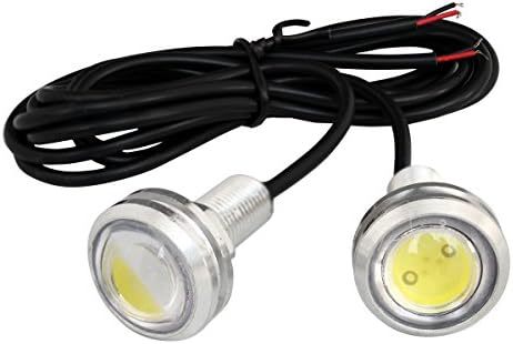 【残りわずか】 大玉 LED 防水 スポットライト 12V 2個入り 23mm 白色 銀色ソケット_画像1