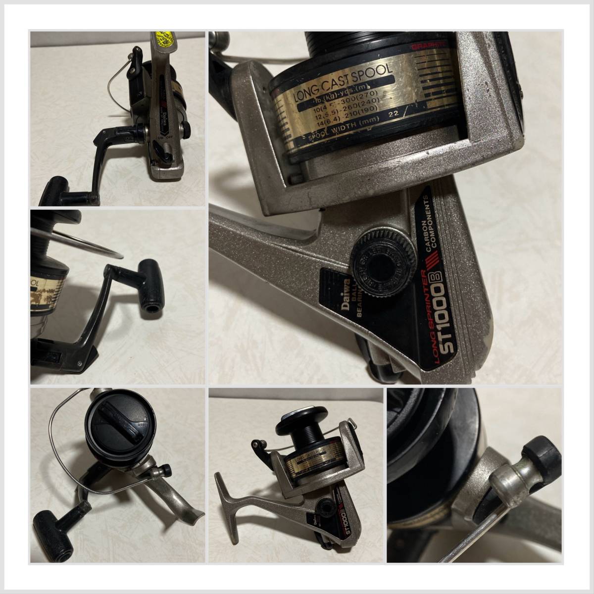 【Daiwa】ST1000B/ST1000【SHIMANO】 GT3000【RYOBE】MAX2000【ORYMPIC】LETS GO・DX No3など9点SET☆ジャンク中古現状品_画像3