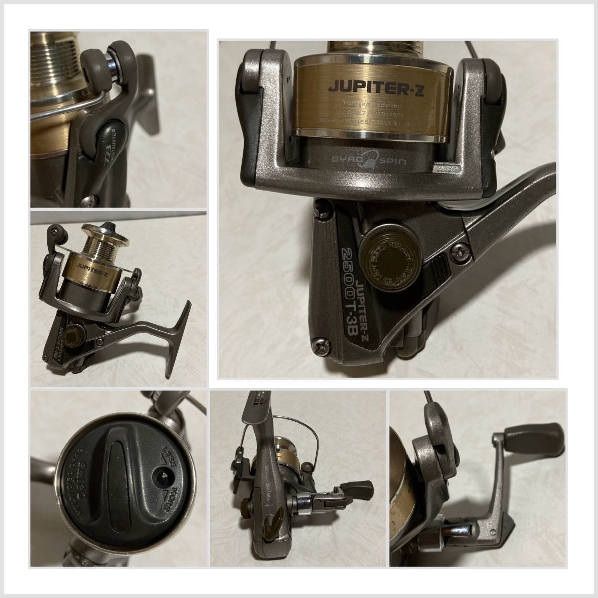 【Daiwa】JUPITER-Z 2000・2500T-3B【RYOBE】Applause SS2000i【SHIMANO】NAVE2500など7点SET☆ジャンク扱い・中古現状品_画像5