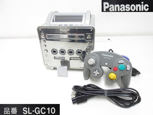 S2673M Panasonic ゲームキューブQ本体 パナソニック SL-GC10 ジャンク コントローラー+メモリカード付き_画像1