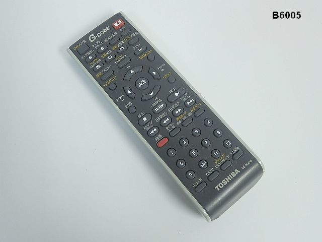 B6005R TOSHIBA 東芝 DVD/ビデオデッキ リモコン SE-R0245 赤外線確認済_画像1