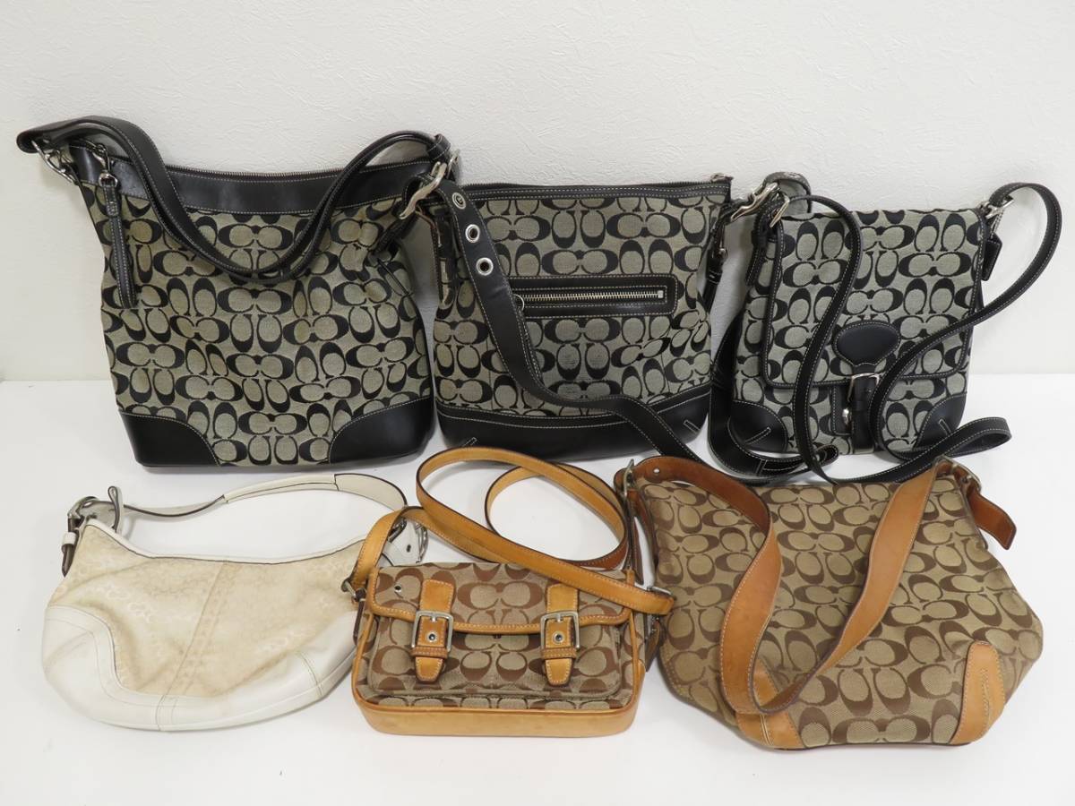 Yahoo!オークション - COACH コーチ バッグ6点セット おまとめ Yahoo!オークション - COACH コーチ バッグ6点セット おまとめ