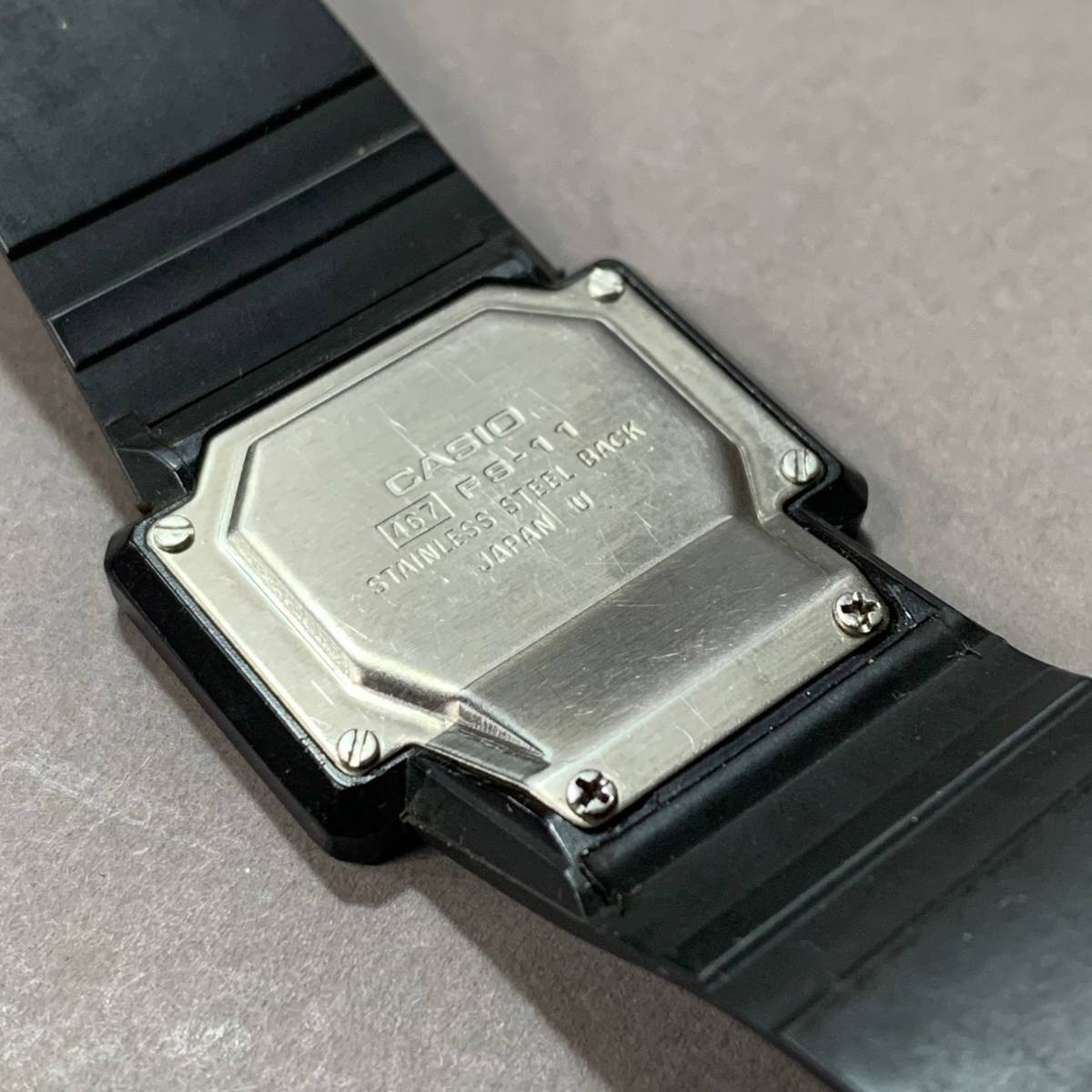 MS494 動作未確認 Casio カシオ FS-11 PELA ペラ 超薄型腕時計 MS494 動作未確認 Casio カシオ FS-11 PELA ペラ 超薄型腕時計