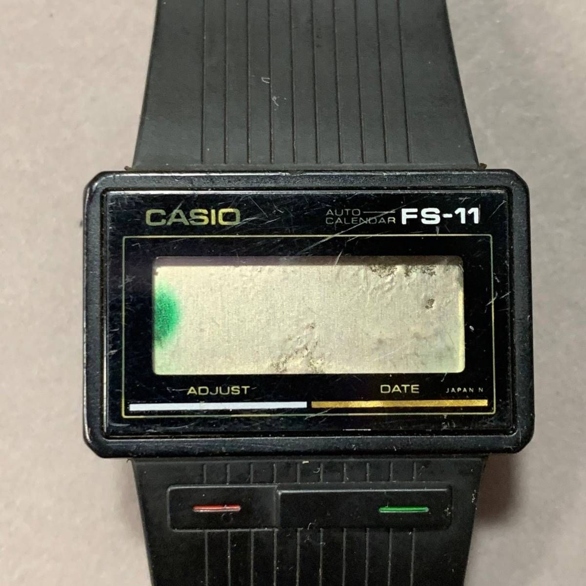 MS494 動作未確認 Casio カシオ FS-11 PELA ペラ 超薄型腕時計 MS494 動作未確認 Casio カシオ FS-11 PELA ペラ 超薄型腕時計