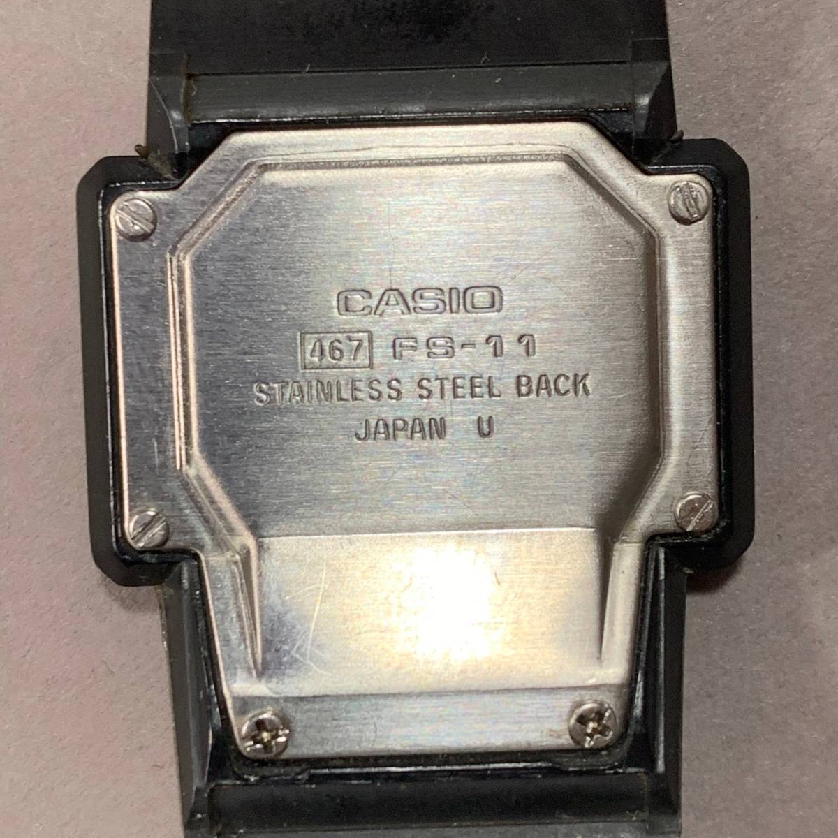 MS494 動作未確認 Casio カシオ FS-11 PELA ペラ 超薄型腕時計 MS494 動作未確認 Casio カシオ FS-11 PELA ペラ 超薄型腕時計