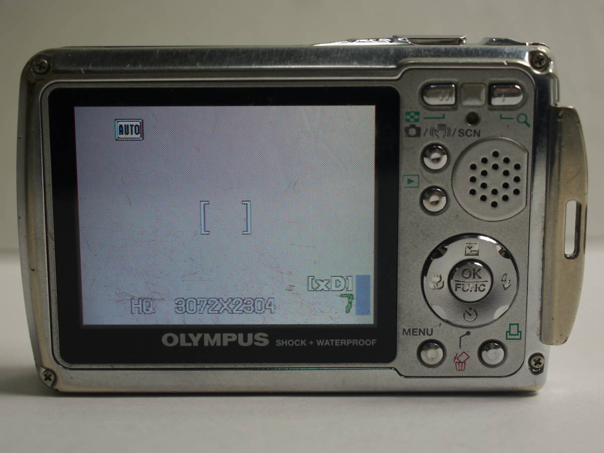 オリンパス OLYMPUS μ720SW コンパクトデジタルカメラ 710万画素 W542 稼働品_画像3