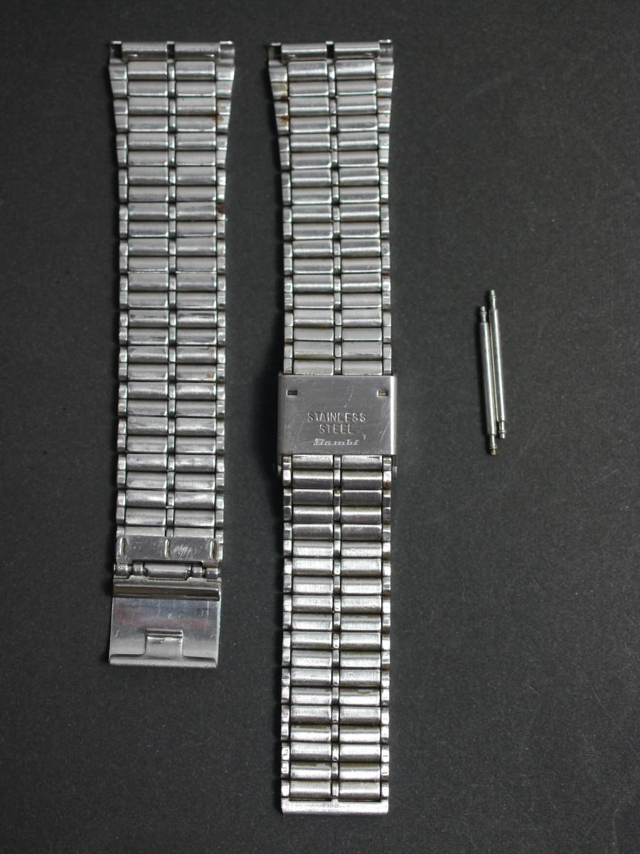 美品 バンビ BAMBI 腕時計 ベルト 18mm 男性用 メンズ W627_画像2