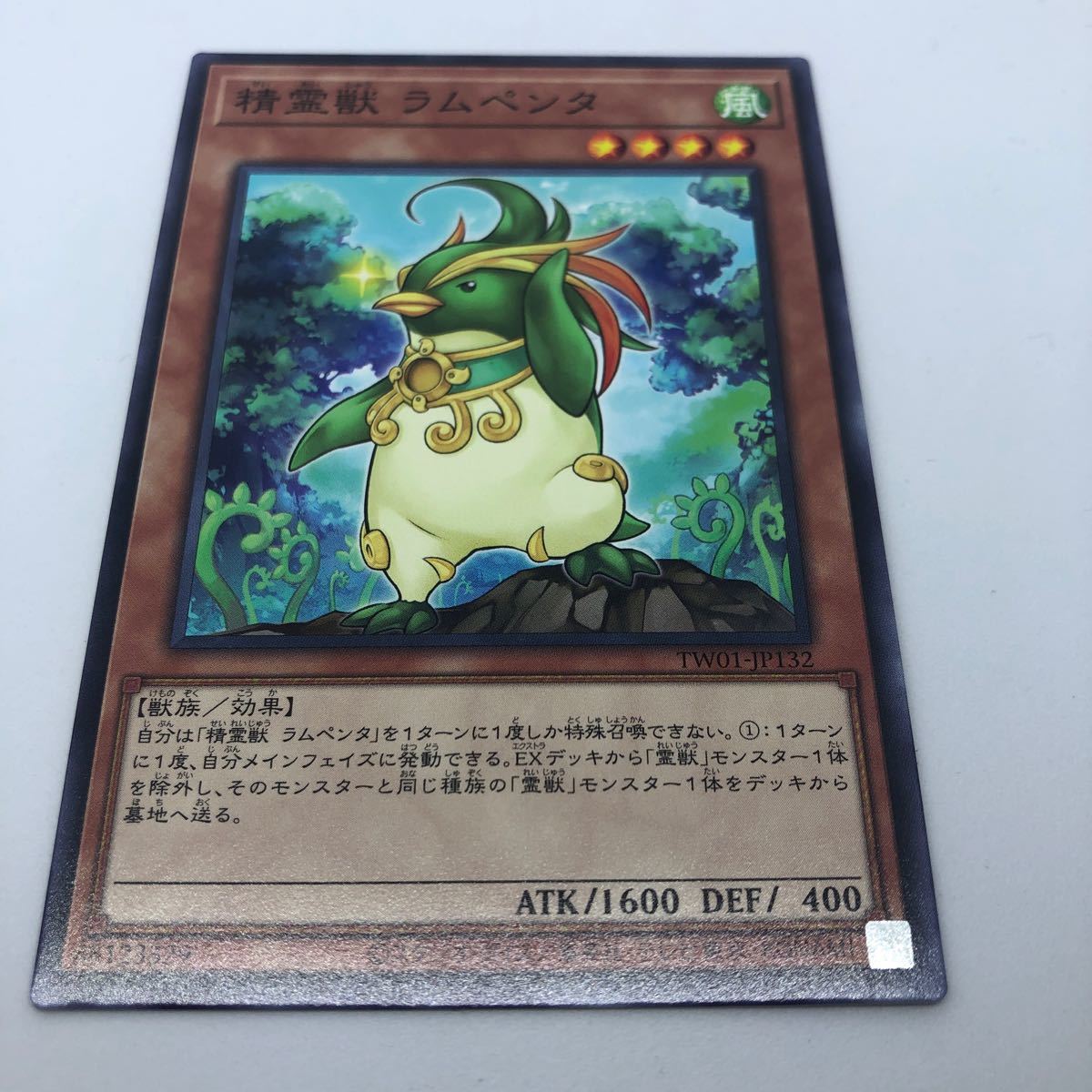 遊戯王 OCG TERMINAL WORLD TW01-JP132 N 精霊獣 ラムペンタ_画像1