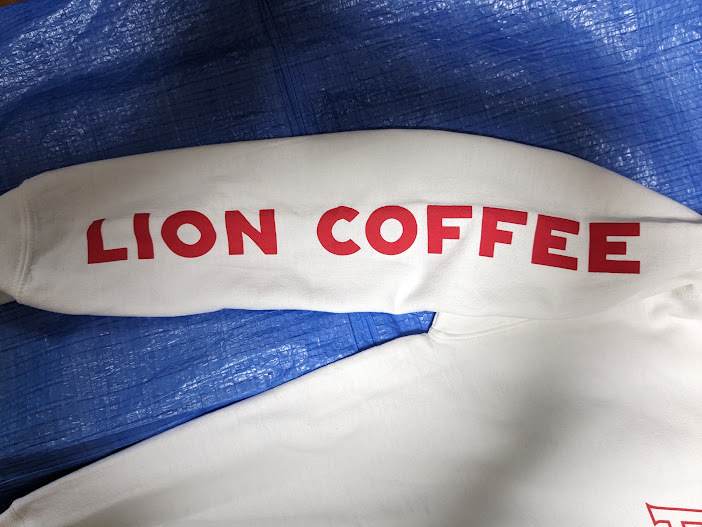 LION COFFEEライオンコーヒー/パーカー新品LW-1_画像4