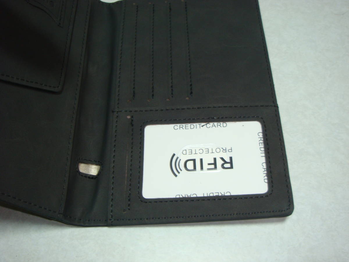 パスポートケース スキミング防止 PUレザー 大容量 カードポケット ペンホルダー 磁気防止 薄型 軽量 YH_画像6
